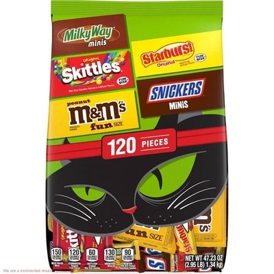 Skittles, Starburst, Snickers, M&M's y Vía Láctea Halloween Chocolate y Masticable... Foto 1 de 4