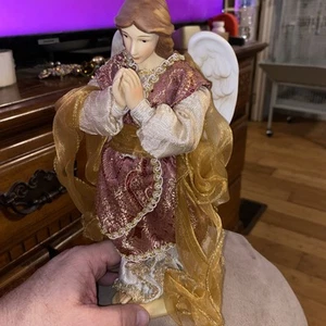 Vintage Porcelain Angel 10" Figurine Nativity Set 2007 Members Mark Replacement - Picture 1 of 4