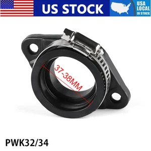 Adaptador de brida colector de carburador bota de admisión apto para motocicleta PWK 32mm 34mm carburador - Imagen 1 de 7