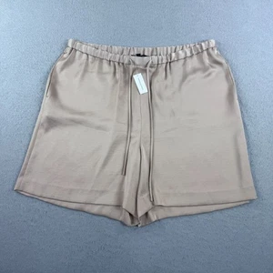 Bermuda donna Banana Republic pull on corto beige taglia XL raso Luxe Lounge - Foto 1 di 15