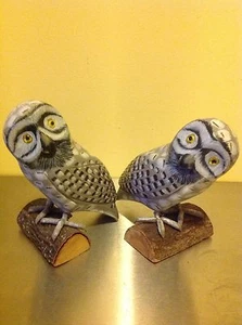 búhos tallados en madera - Imagen 1 de 8