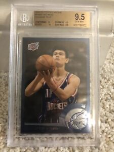 2002 Topps Chrome Yao Ming Rookie BGS 9.5 Card #146B Gem Mint Chinese Text RC