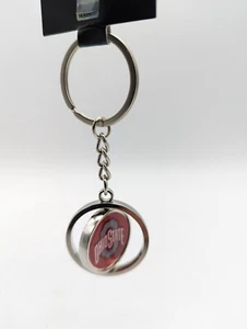 Ohio State Buckeyes OSU - Spinning Metal Key Ring Chain - Logo NCAA - Bild 1 von 4