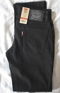 Levi's Boy's 511 Slim Fit Adjustable Waistband Denim Black Jeans Size 14 Regular - Picture 1 of 6