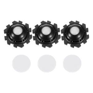 Selbstklebende Lenkrollen, Kunststoff 1,02 x 0,47" Universalrad (3stk, Schwarz) - Bild 1 von 7