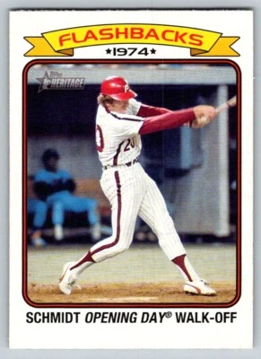 2022 TOPPS DIAMOND GREATS DIE-CUTS MIKE SCHMIDT PHILADELPHIA PHILLIES #DGDC-22 - Image 1 of 2