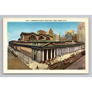 Postcard Pennsylvania Station New York City unposted - Picture 1 of 2