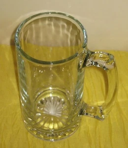X-Large Beer Mug Clear Heavy Glass 28 oz NEW #DH52 - Picture 1 of 5