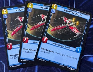 Star Wars Unlimited Spark of Rebellion 3X entfernte Patrouille ungewöhnliche Karte - Bild 1 von 2