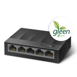 TP-Link LS1005G 5-Port Desktop Gigabit Netzwerk Switch LAN Verteiler 1000Mbit/s - Afbeelding 1 van 5