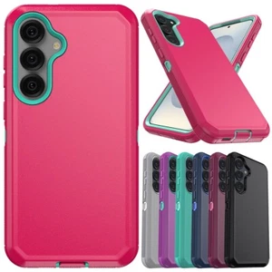 For Samsung S25 S25 Plus S25 Ultra Shockproof Rugged Heavy Duty Phone Case Cover - Picture 1 of 54