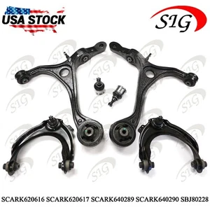 For 2004-2008 Acura TSX Front Upper Lower Control Arm Lower Ball Joint 6PCs Kit - Picture 1 of 7