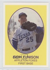 1990 Boxscores Enterprises Appleton Foxes Rich Tunison #28