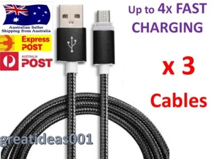 Micro USB to USB 2.0 Male Data Snyc charger Charging Cable cord - Picture 1 of 2