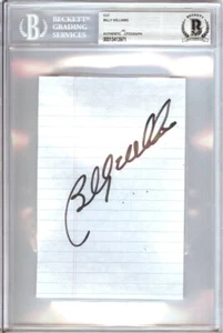 Billy Williams Signed Autographed Cut Signature Chicago Cubs BAS Beckett 971 - Picture 1 of 1