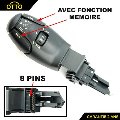 Commande Régulateur de vitesse pour 2008 207 208 307 308 406 407 607 807 PARTNER - Bild 1 von 4