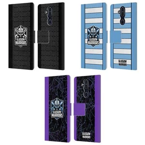 GLASGOW WARRIORS 2024/25 CREST KIT LEATHER BOOK WALLET CASE FOR MICROSOFT PHONES - Picture 1 of 9
