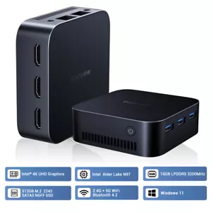 Blackview MP80 Mini PC Intel 12th N97 Up to 3.4GHz 16GB+512GB SSD Windows 11 pro - Picture 1 of 12