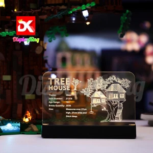Display King - LED display plaque for Lego Tree House 21318 (NEW) - Picture 1 of 11