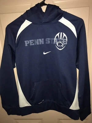 Penn State Youth XL (20) Hoodie Jacket, Unisex, Therma-Fit, Blue and White - Image 1 of 4