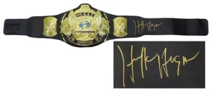 Hulk Hogan Signed WWE Champion Winged Eagle Replica Toy Wrestling Belt -SS COA - Picture 1 of 1
