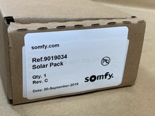 Somfy COMPLETE SOLAR PACK KIT  for Somfy Motors (MPN #9019034)