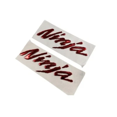 Fit ZX6R ZX10R ZX14R 250R 300R 400 650R Motorcycle Fairing Red 3D Sticker Decal - Image 1 of 4