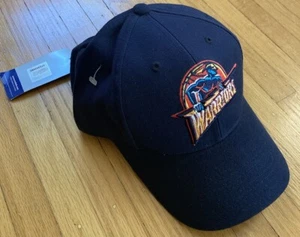 Vintage NBA Golden State Warriors 90s LOGO Strapback Cap Hat Reebok NEW Wool - Picture 1 of 10