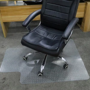 HARD NON SLIP CHAIR MAT FLOOR PROTECTOR HEAVY PVC OFFICE COMPUTER CARPET - Picture 1 of 14