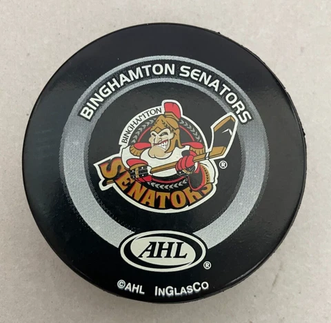 Binghamton Senators (AHL) Official Game puck Cover