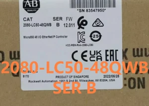 2080-LC50-48QWB 2022 SER B Micro850 48 I/O EtherNet/IP Controller 2080LC5048QWB - Picture 1 of 4