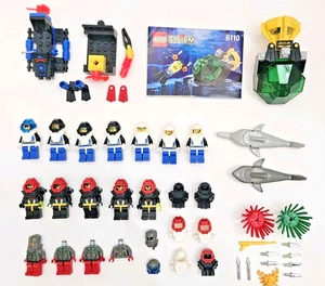 Lego Aquazone Aquanaut Aquasharks Minifigure Lot Incomplete Shark Scout Solo Sub - Picture 1 of 10