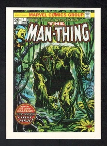 1984 Marvel Superheroes First Issue Covers Card #30 The Man-Thing NM-MT - Picture 1 of 2