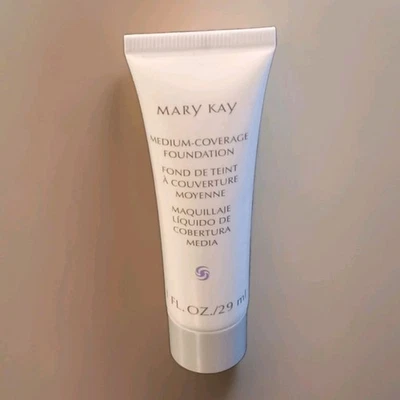 Mary Kay Bronze 504 MEDIUM Coverage Foundation New Style Gray Cap 042010 - Image 1 of 4