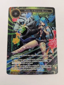 Horn Of Sacred Beast (Full Art Promo) FoW Force Of Will TCG Foil NM - Picture 1 of 1