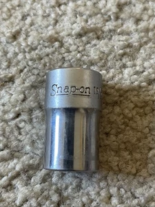 Snap-On USA 19/32" 12 Point 1/2" Drive Shallow Socket SV 191 - Picture 1 of 6
