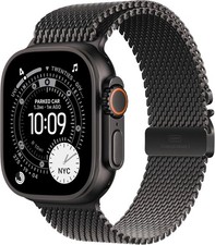 Apple Watch Ultra 3 49mm GPS Cellular Black Titanium w Milanese Loop L MF1T4LW/A