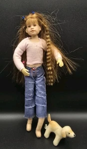 Only Hearts Club Modepuppe Anna Sophia Figur Haustier Welpe Hund Vintage Spielzeug - Bild 1 von 10