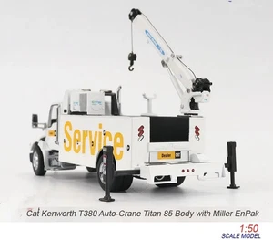 1:50 DM Kenworth T380 Auto-Crane Titan 85 Body & Miller EnPak Diecast Model - Picture 1 of 9