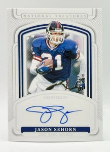 2024 Panini National Treasures Jason Sehorn Auto 28/99 New York Giants - Picture 1 of 2