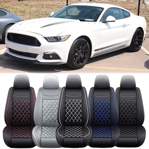 Juego completo de cojines delanteros y traseros de cuero de lujo para Ford Mustang Car 2/5 - Imagen 1 de 38