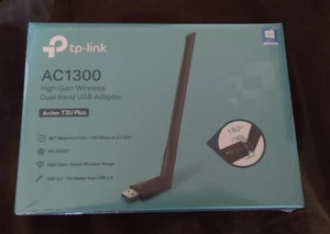 TP-Link Archer T3U Plus AC1300 High Gain USB WLAN Stick Adapter z antenami - Zdjęcie 1 z 2