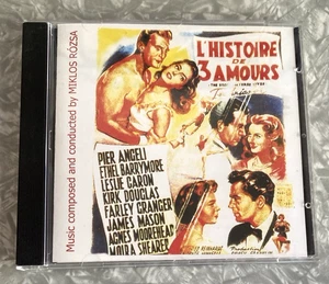 Story of Three Loves Miklos Rozsa 2000 Tickertape Soundtrack CD Excellent Disc - Picture 1 of 4