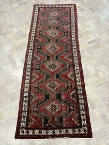 Tappeto Persiano Malayer Vecchio Misura 298x106 Persian - Foto 1 di 11