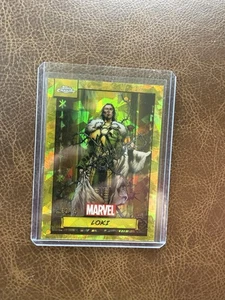 2024 Topps Chrome Marvel Sapphire Yellow Loki #65 /75 - Picture 1 of 2