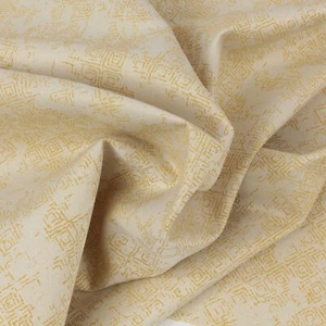 Stoff Meterware Melina Gelb Jacquard Mischgewebe Kissen Tischdecke Vorhang Deko - Bild 1 von 8