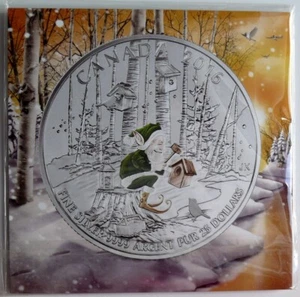 Kanada 25 Dollars 2016 Elf baut Vogelhaus im Originalfolder - Bild 1 von 2