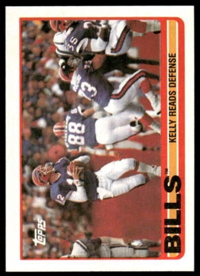 1989 Topps #40 (Kelly Reads Defense) Buffalo Bills Near Mint or Better 29056 - Image 1 of 2