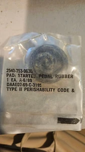 Dodge M37 Starter Pedal Rubber Pad, G-741, 2540-753-9630 - Bild 1 von 2