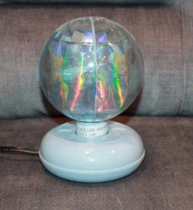 2005 Disney Revolving MOTION LAMP Tinker Bell Night Light Disco Ball 7” - Picture 1 of 3